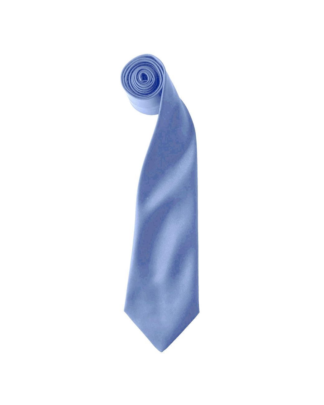 PREMIER Blue Colours Satin Clip Tie (Pack Of 2) (Mid) for men