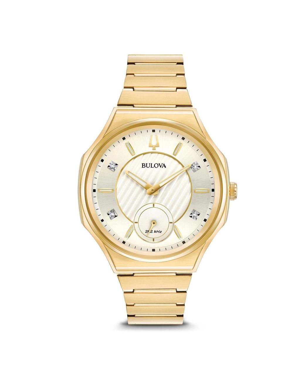 Bulova Metallic Curv Watch 97P136 Stainless Steel (Archived)