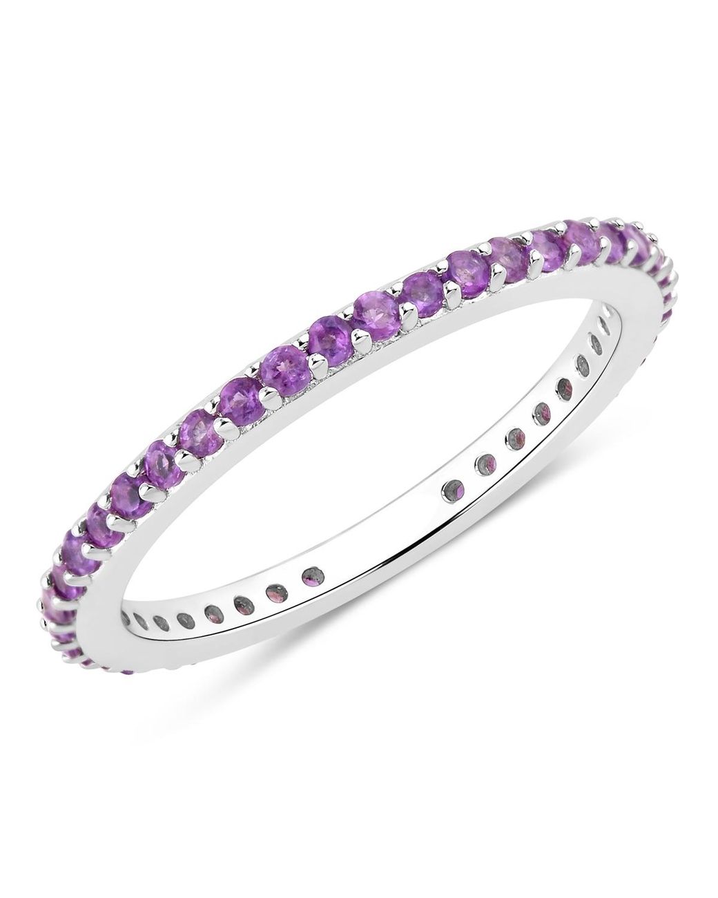 Rafaela Donata Purple Khushi Sterling Ring