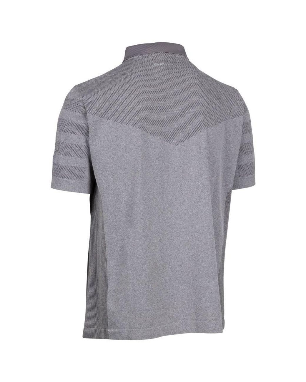 Trespass Gray Nab Tp75 Active Polo Shirt Marl) for men