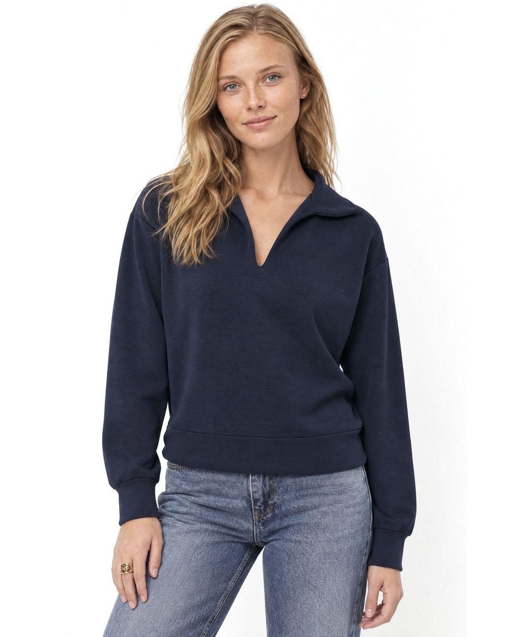 Busem Blue Modal Blend Blouse