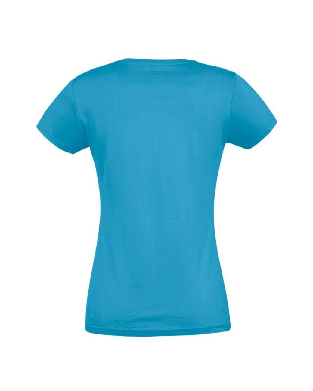 Sol's Blue Ladies Imperial Heavy Short Sleeve T-Shirt (Aqua)
