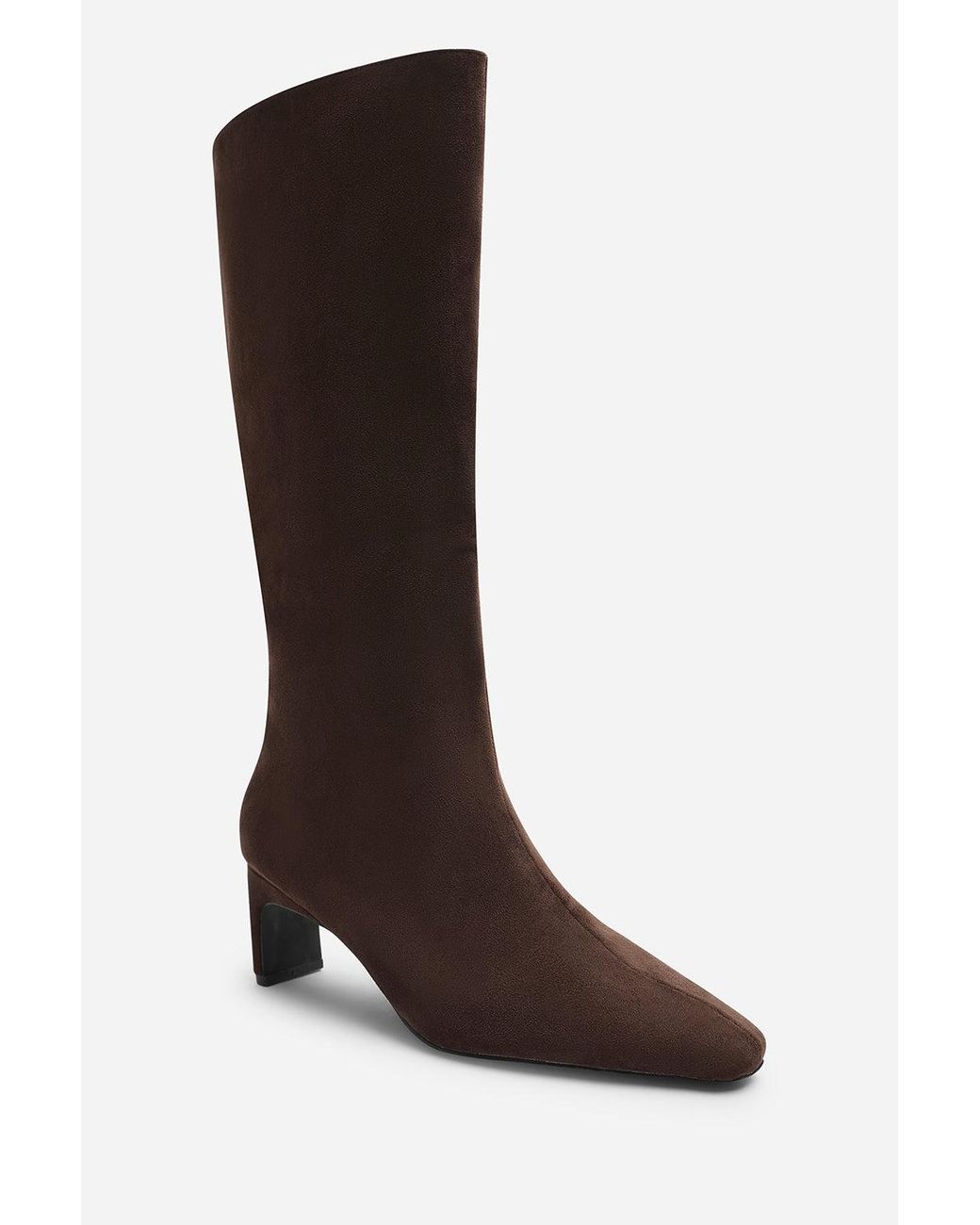Where's That From Brown Wheres Mckinley Knee High Straight Heel Boot