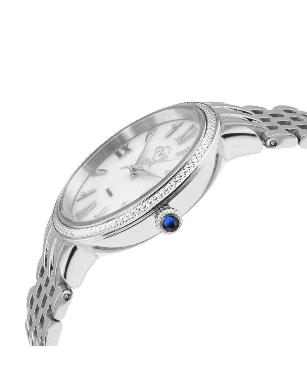Gevril Gray Gv2 Genoa Diamond 12530 Swiss Quartz Stainless Steel Watch
