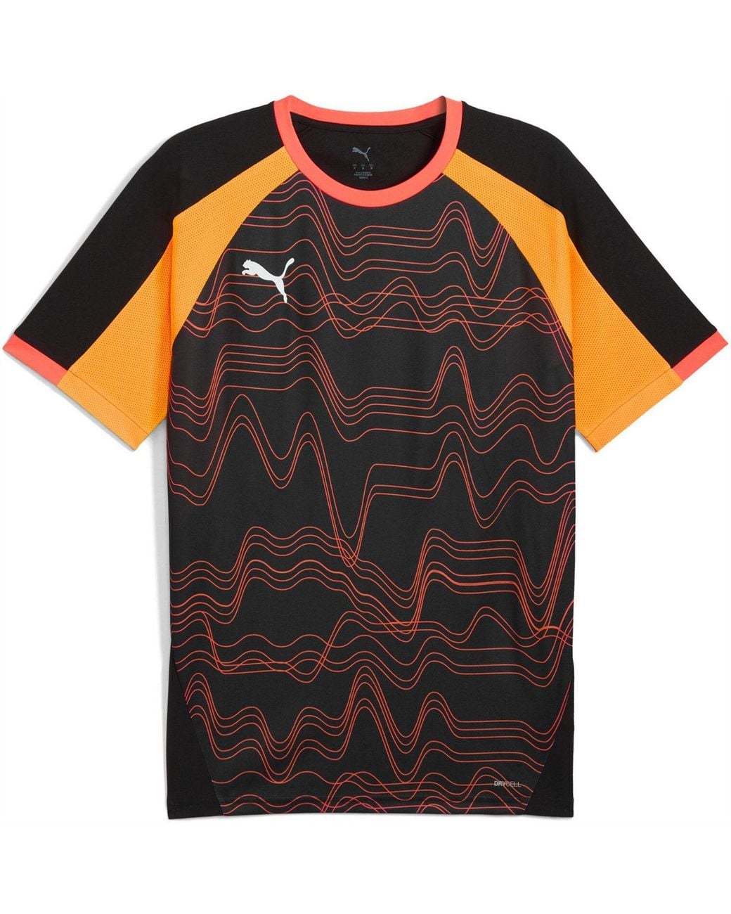 PUMA Black Individualliga Graphic Jersey T-Shirt for men