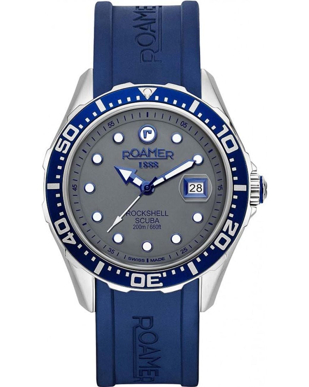 Roamer Blue 867833-41-55-02 Rockshell Mark Iii Scuba Watch for men