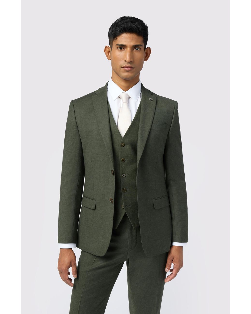 Ted Baker Green Slim Fit Flannel Jacket for men
