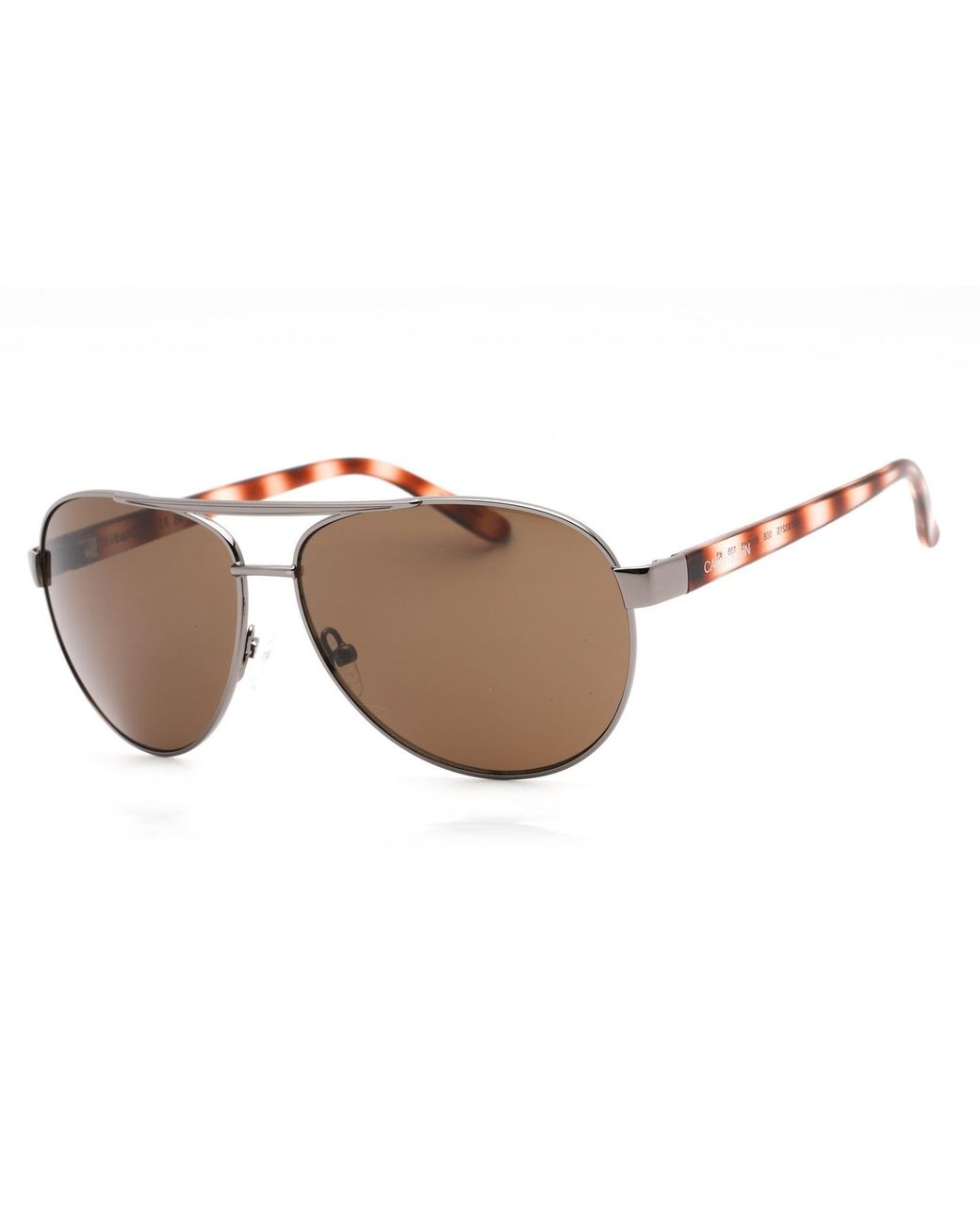 Calvin Klein Brown Sunglasses 60/13/140 Mm Metal