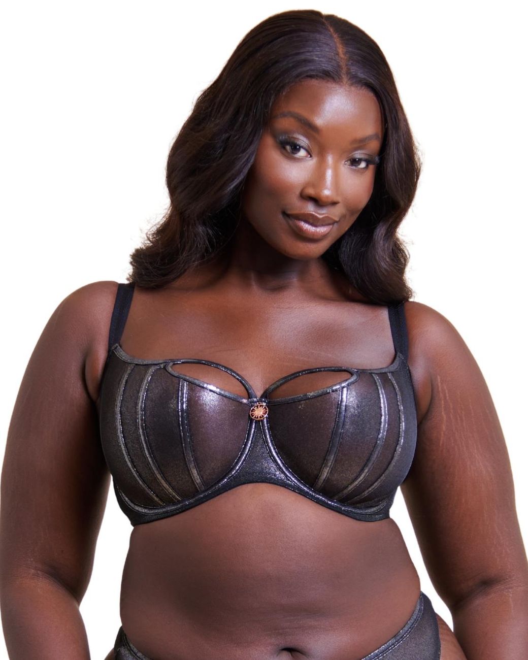 Curvy Kate Black St045100 Eos Balcony Bra