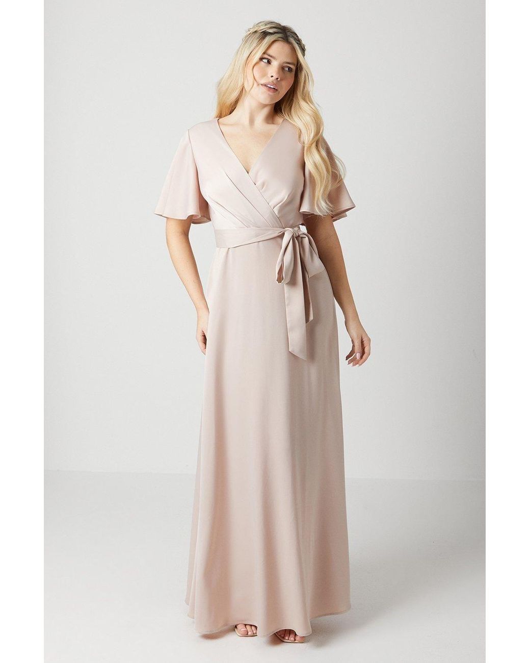 debut bridesmaid dresses Bridesmaid Maxi Dress Lipsy Debut Bridesmaid Dresses Bowknot Sash V-neck A-Line Junior Bridesmaid Dress