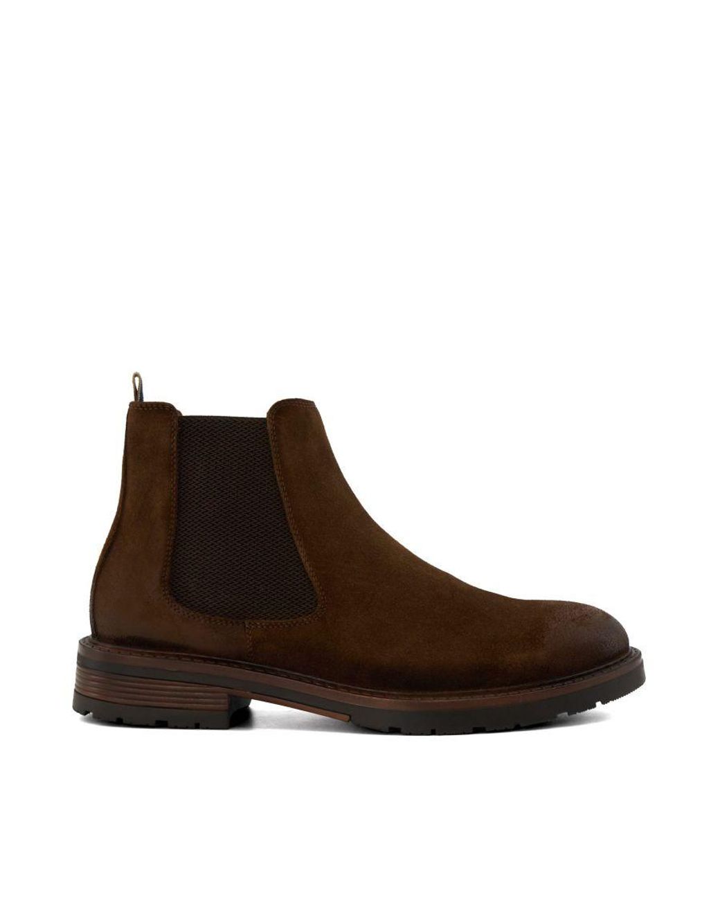 Dune Brown Cheltenham Casual Chelsea Boots for men
