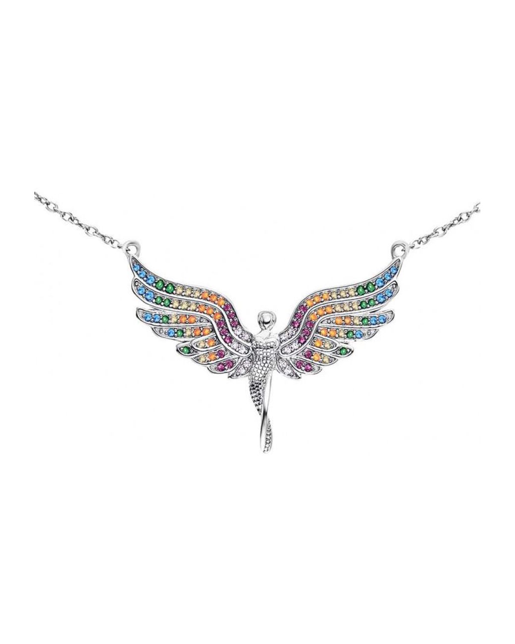Engelsrufer Metallic Ern-Flyangel-Zim Ladies Necklace Sterling