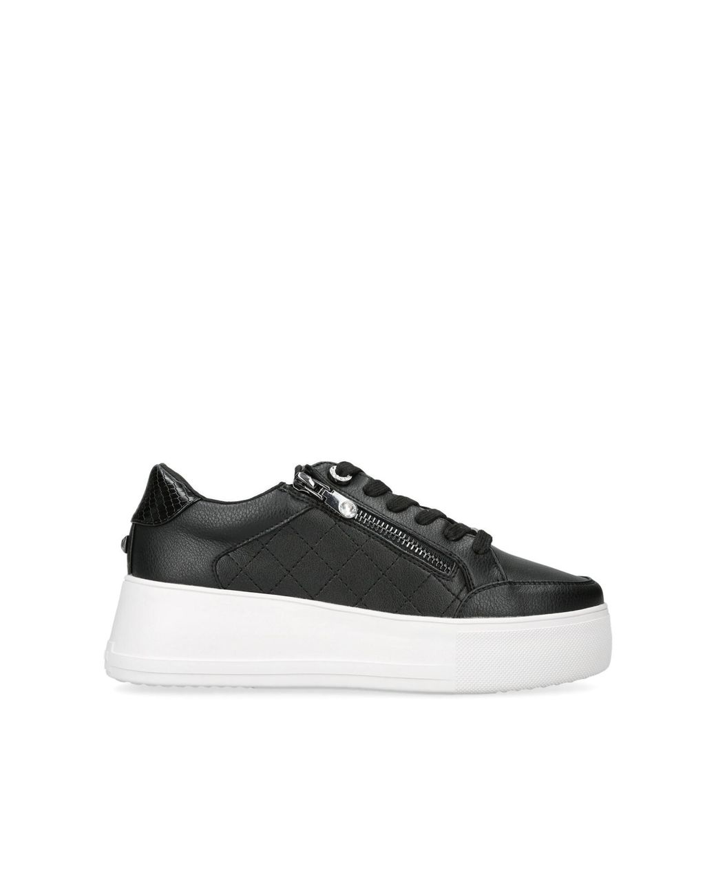 Carvela Kurt Geiger Black Jive Zip Sneakers