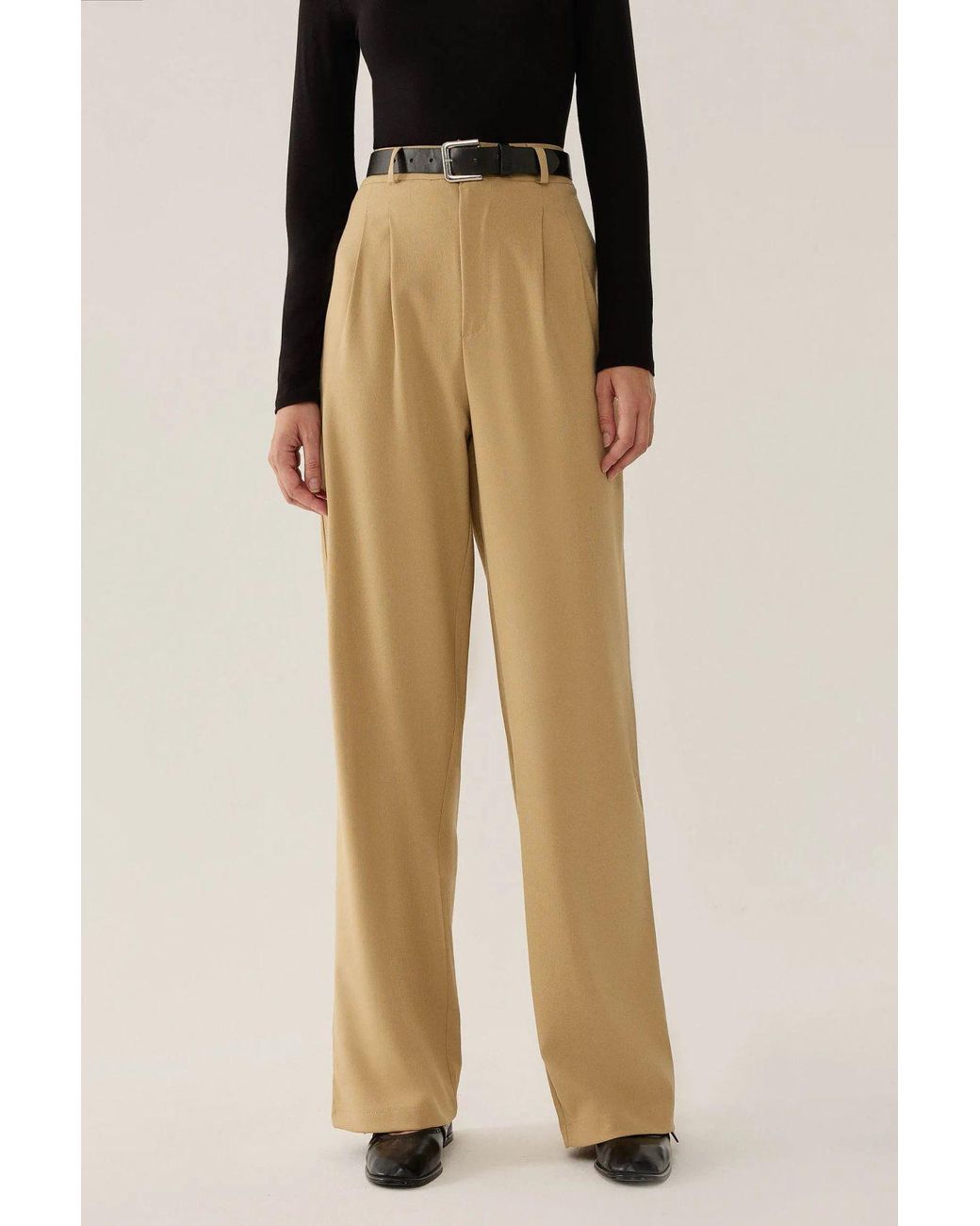 Hiccup Natural High Waist Straight Leg Pants