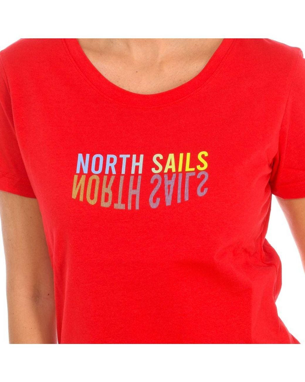 North Sails Red Short Sleeve T-Shirt 9024290