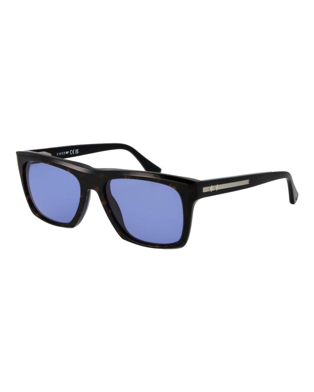 Web Blue Acetate Sunglasses for men
