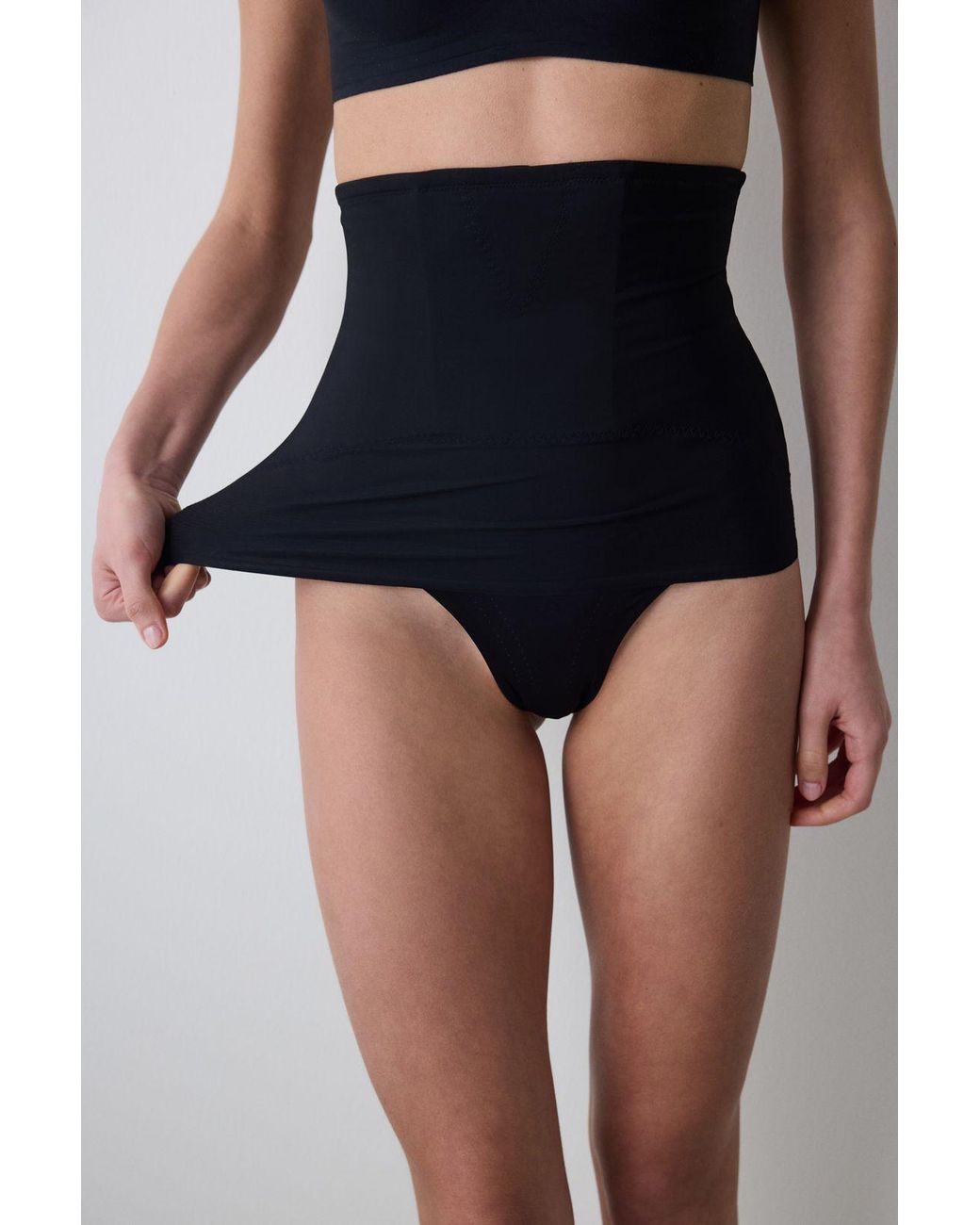 Penti Blue High-Waist Knitted Shapewear Corset