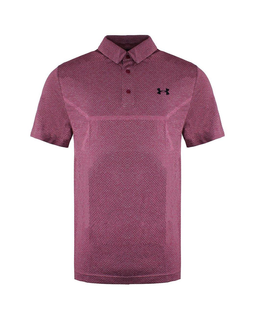 Under Armour Purple Collared Vanish Seamless Mapped Polo Shirt 1361144 683 Nylon for men