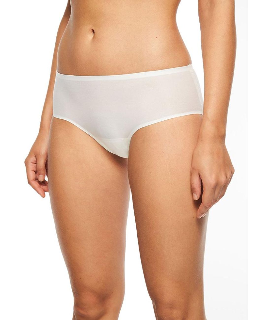 Chantelle White Soft Stretch Hipster Brief