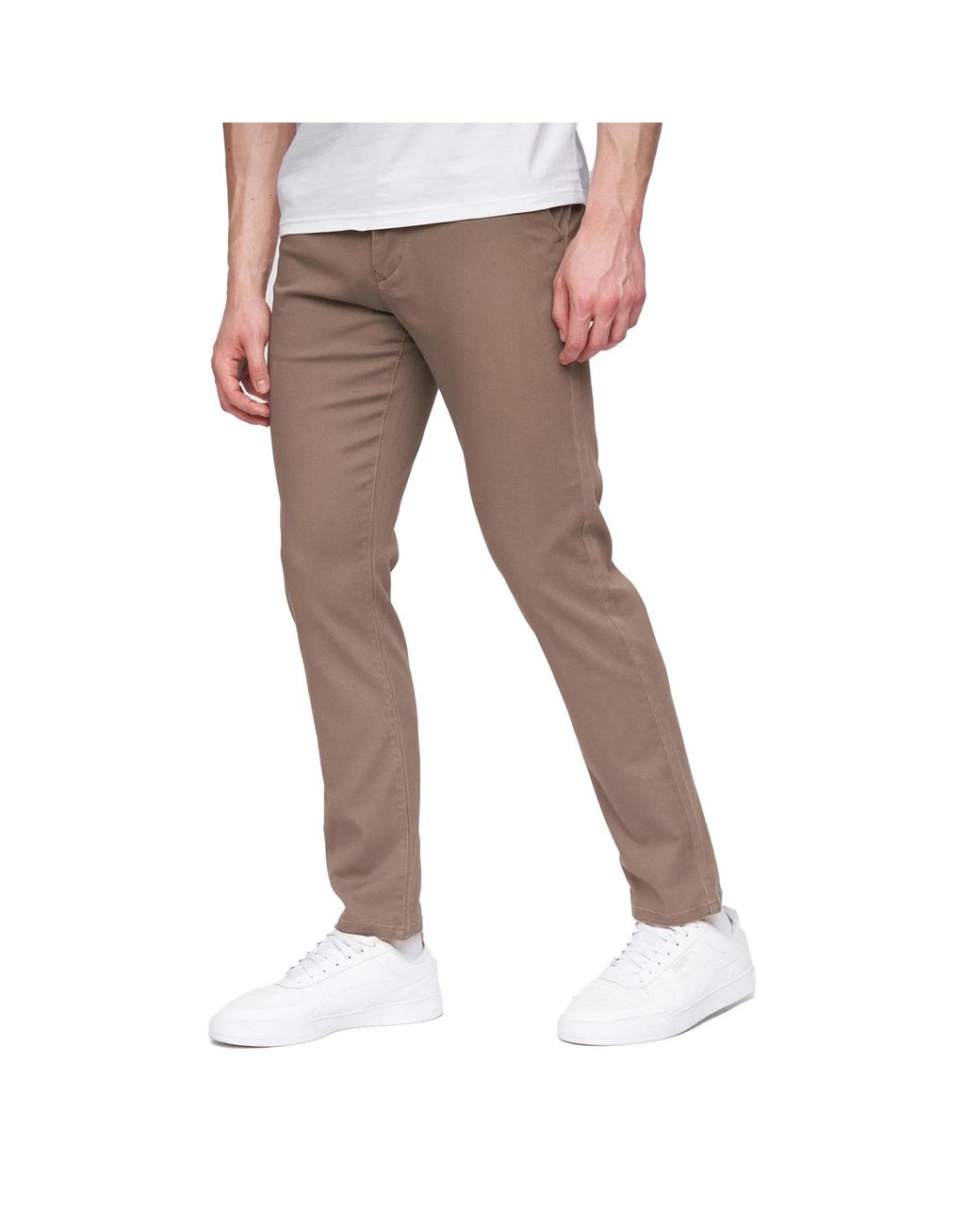 Henleys Editie Chinos in het Gray voor heren