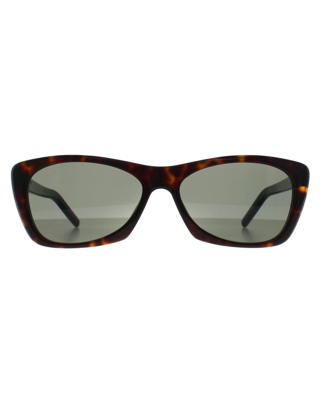 Saint Laurent Brown Rectangle Havana Sl 613