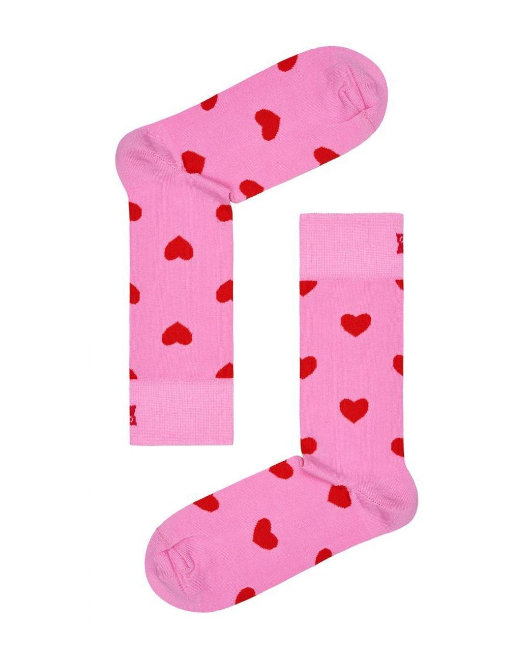 Happy Socks Pink Novelty Heart Design