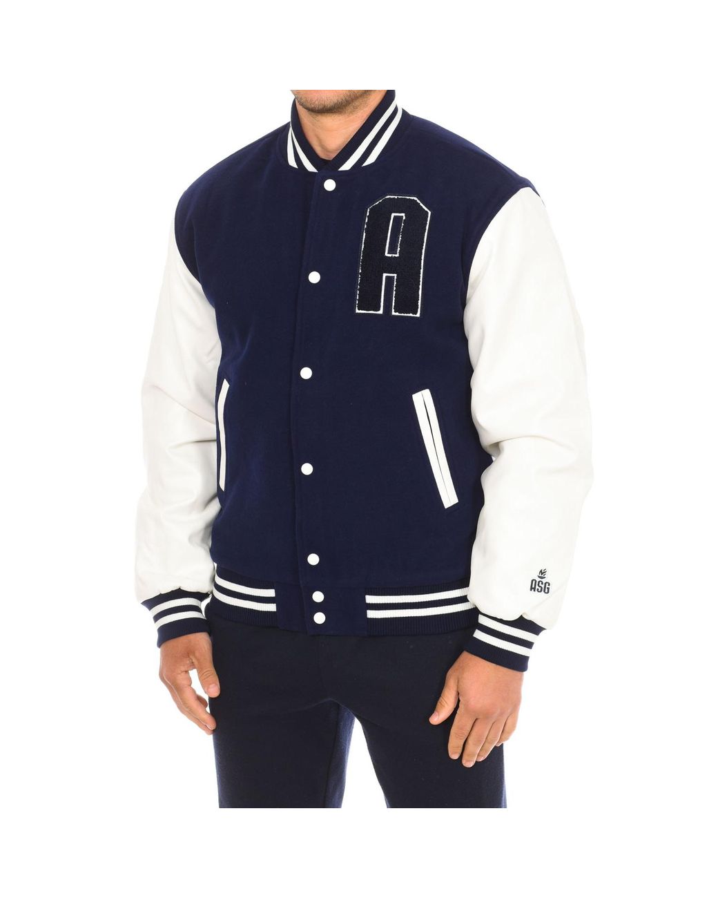 Attica Sporting Goods Blue At-Fw22-001 Baseball Jacket for men