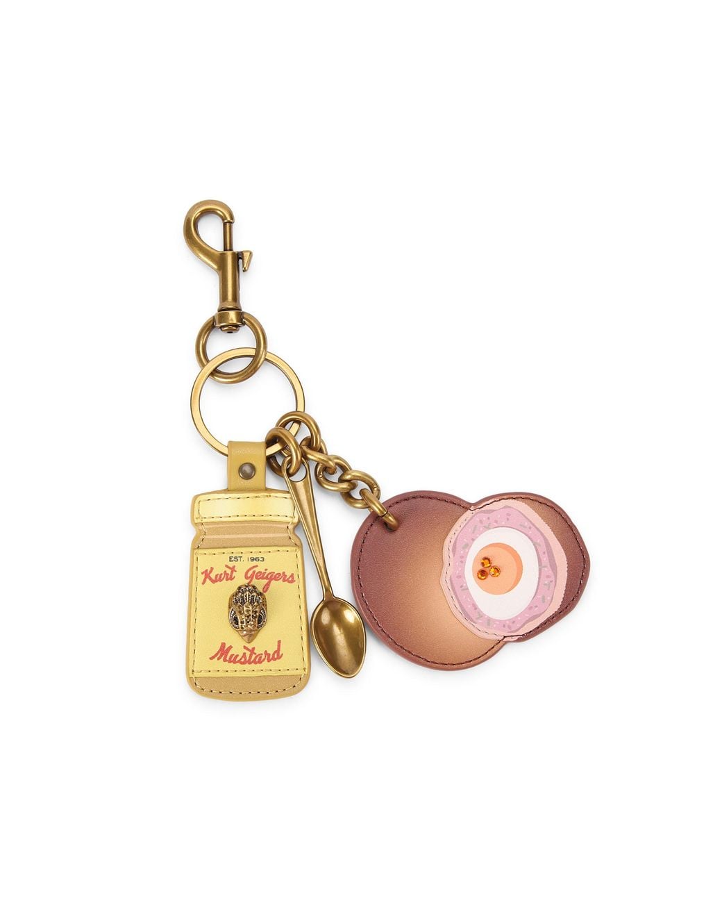 Kurt Geiger Metallic Scotch Egg Keyring