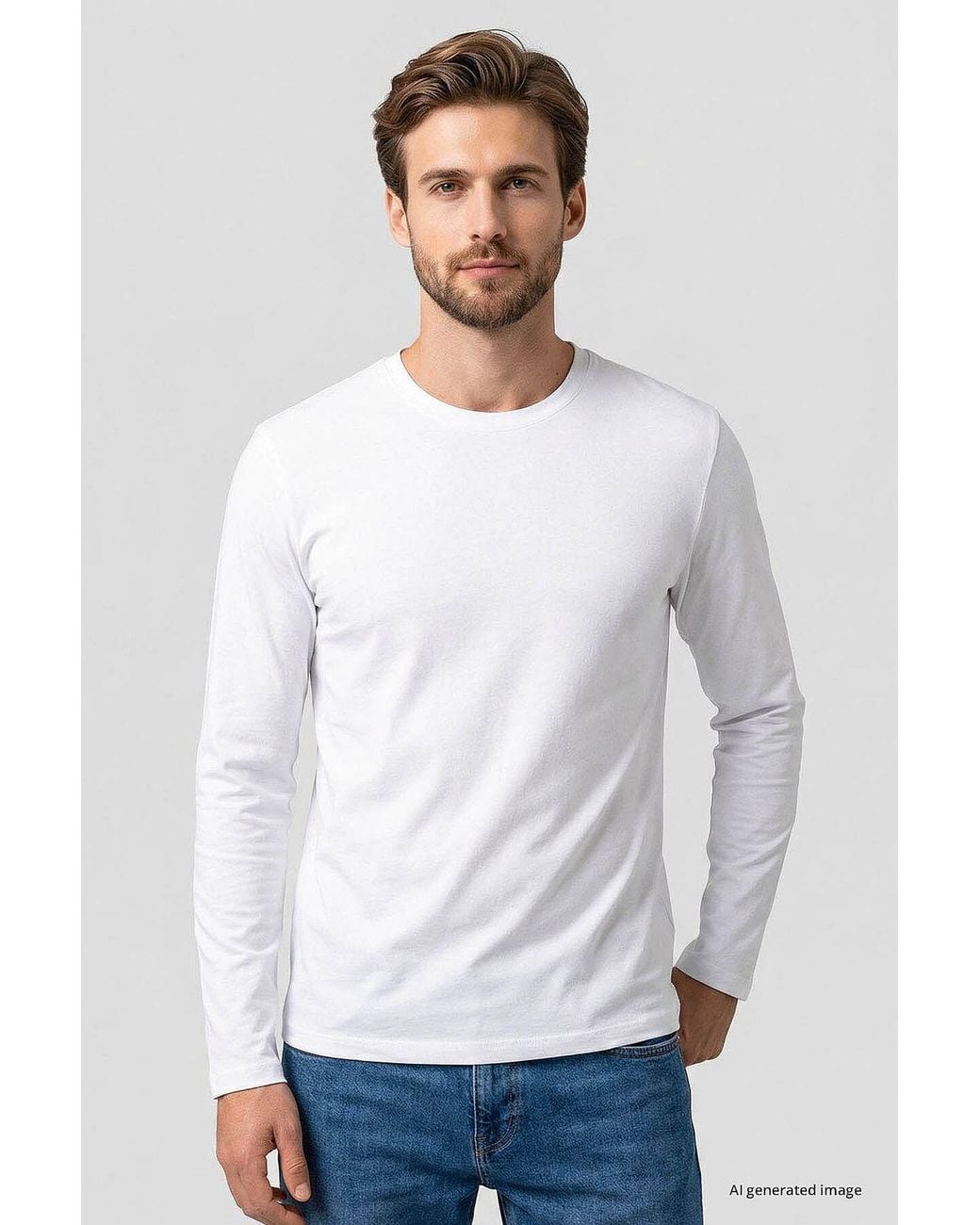 TOMMY LIFE White 3-Piece Cotton Jersey Coord Set for men