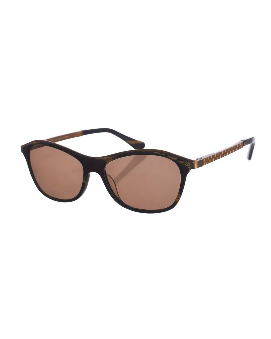 Zen Brown Butterfly-Shaped Acetate And Metal Sunglasses Z407