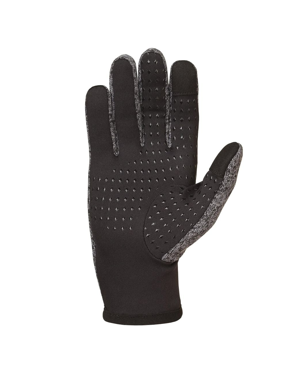Trekmates Black Ladies Windproof Winter Gloves With Touchscreen Grip