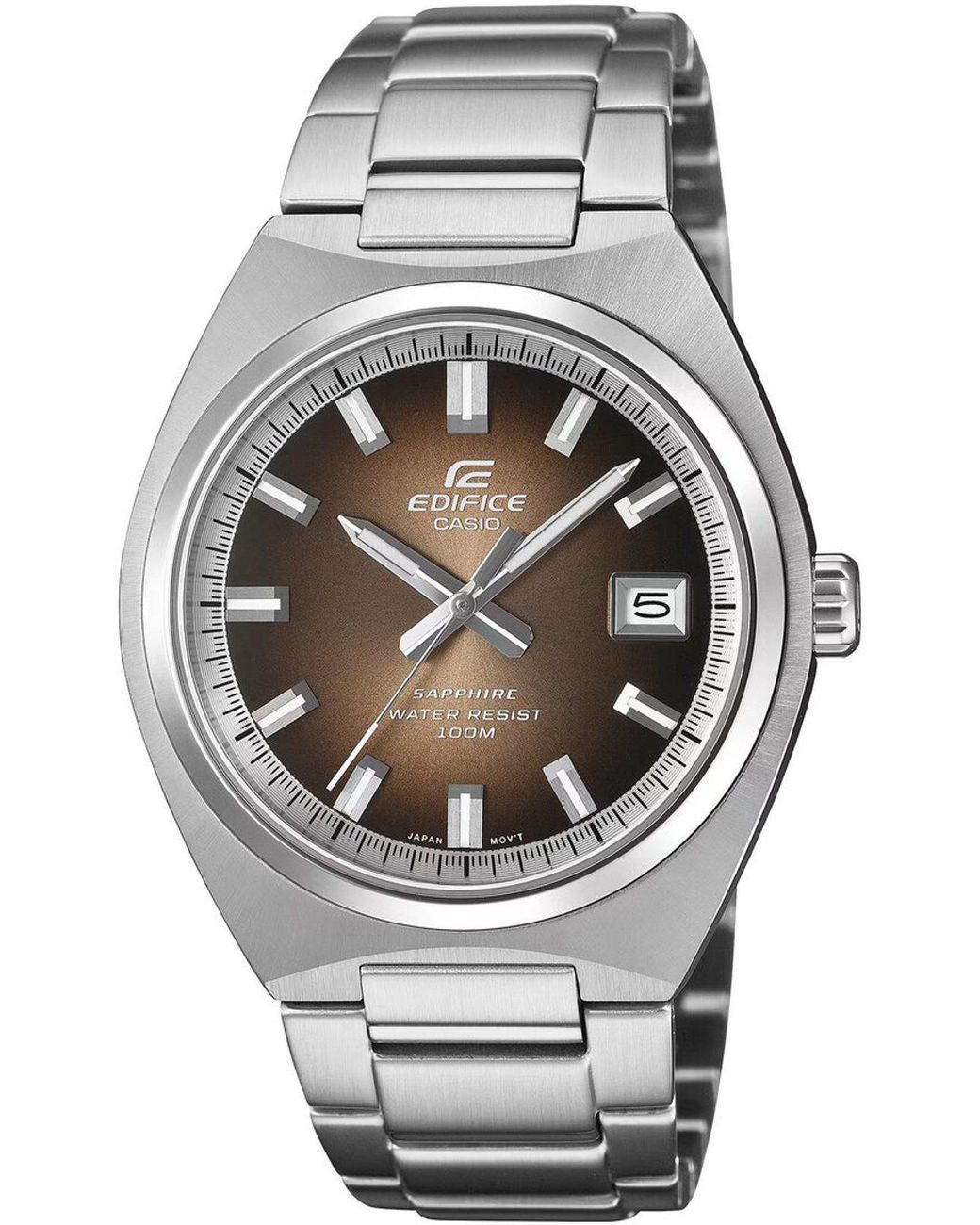 G-Shock Gray Edifice Watch Efb-109D-5Avef Stainless Steel for men