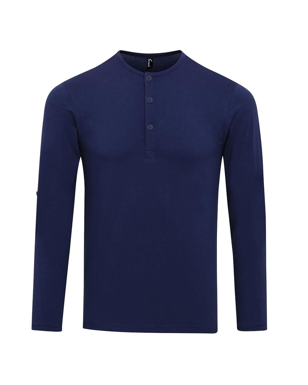 PREMIER Blue Long John Roll Sleeve Tee