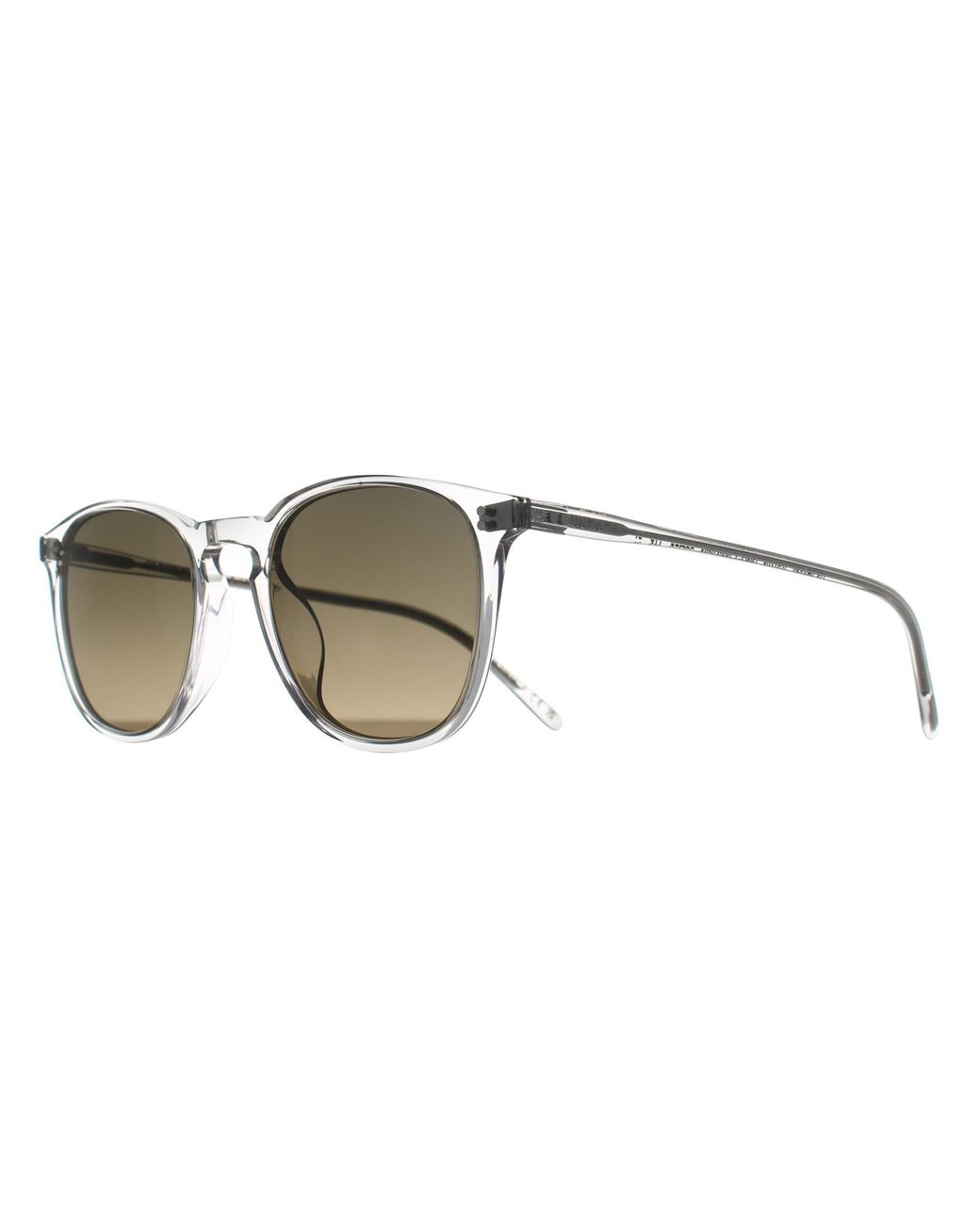 Oliver Peoples Brown Round Gravel Sandstone Gradient Polarized Ov5491Su Finley