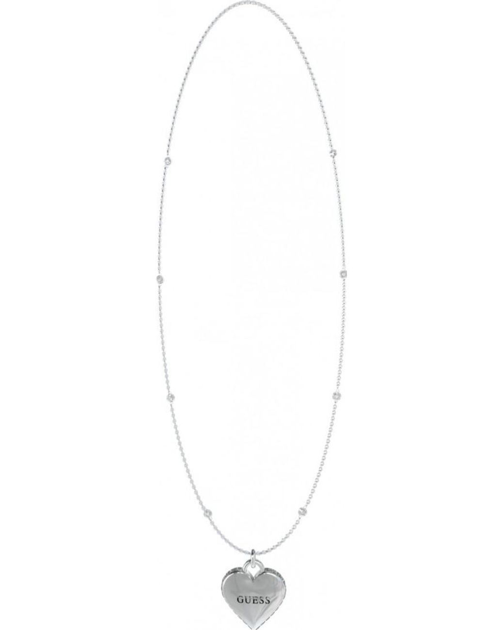 Guess White Jubn02232Jwrht-U Ladies Necklace