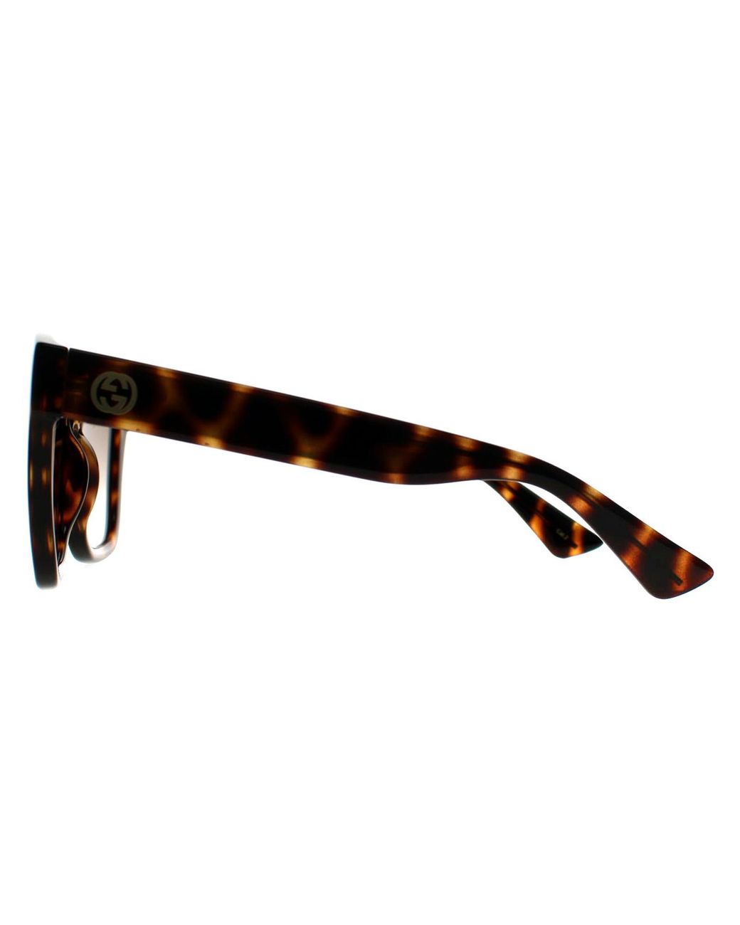 Gucci Brown Square Shiny Spotted Havana Gradient Gg1338S