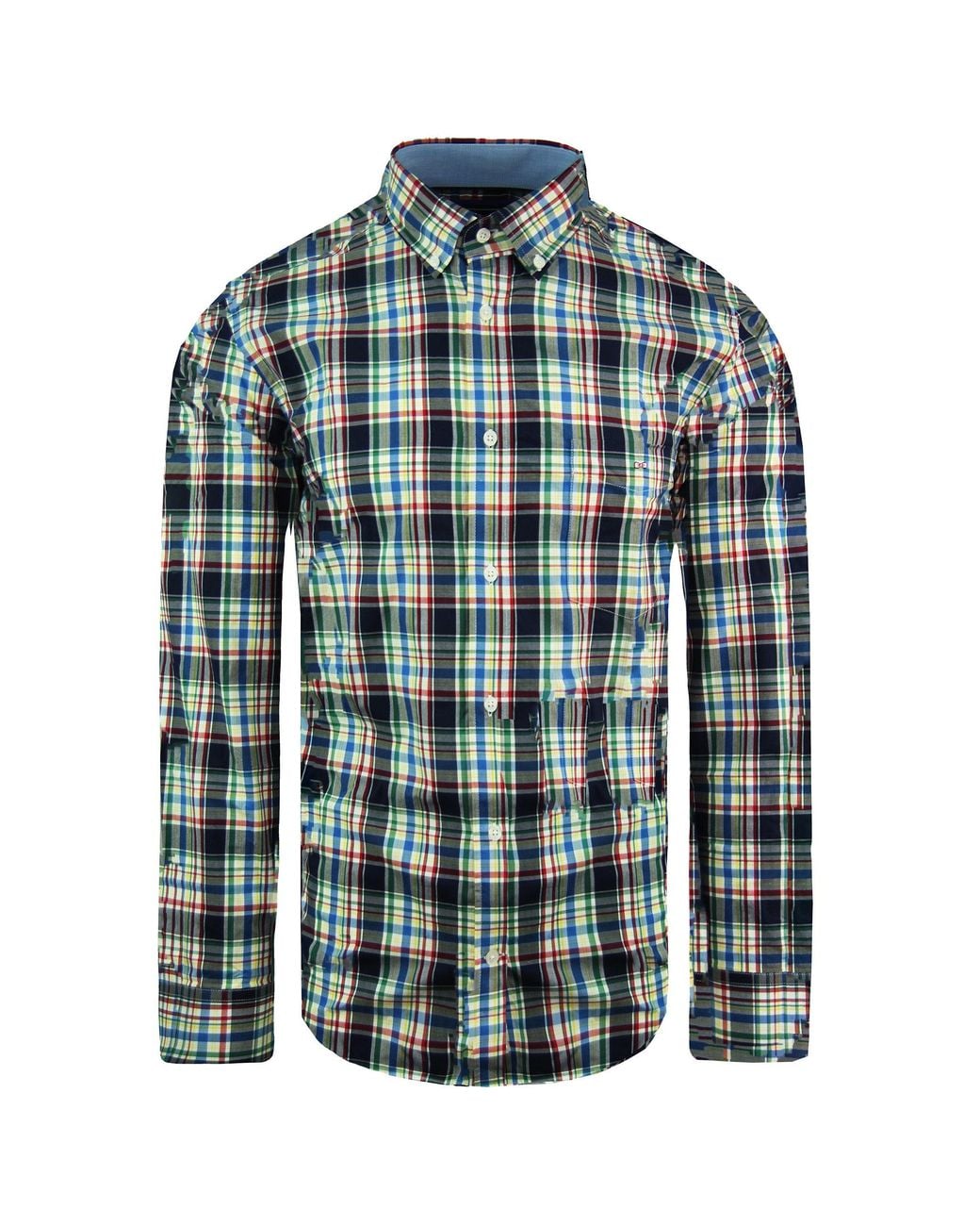 Eden Park Blue Regular Oxford Shirt for men