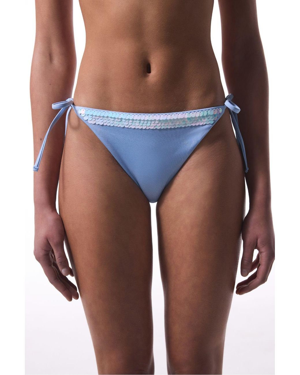 Penti Blue Sequined Bikini Bottoms