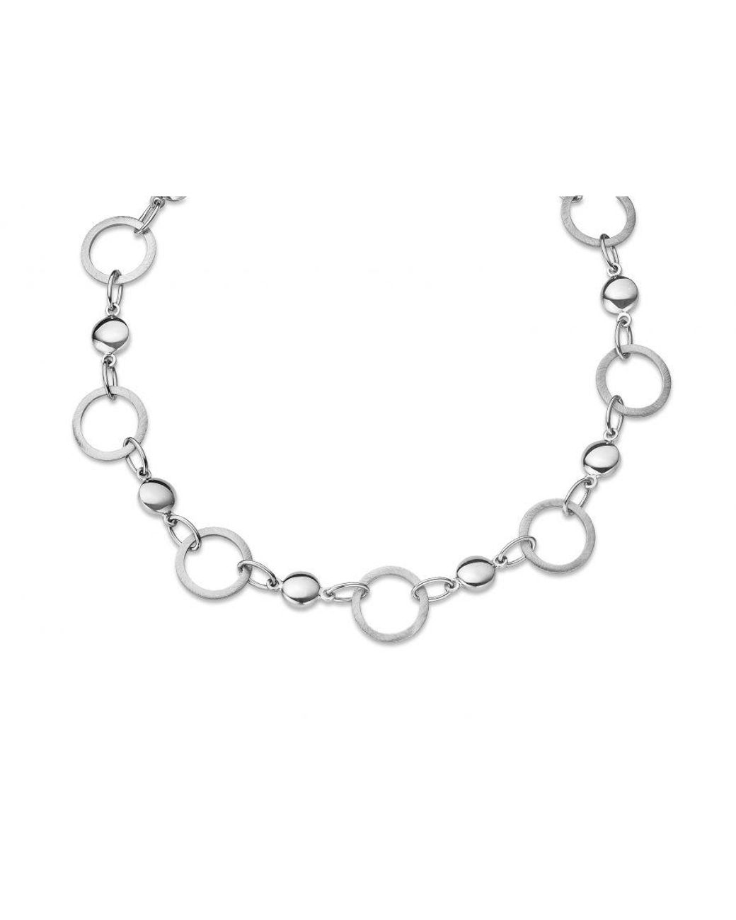 Orphelia Black 925 Sterling Set: Chain + Bracelet