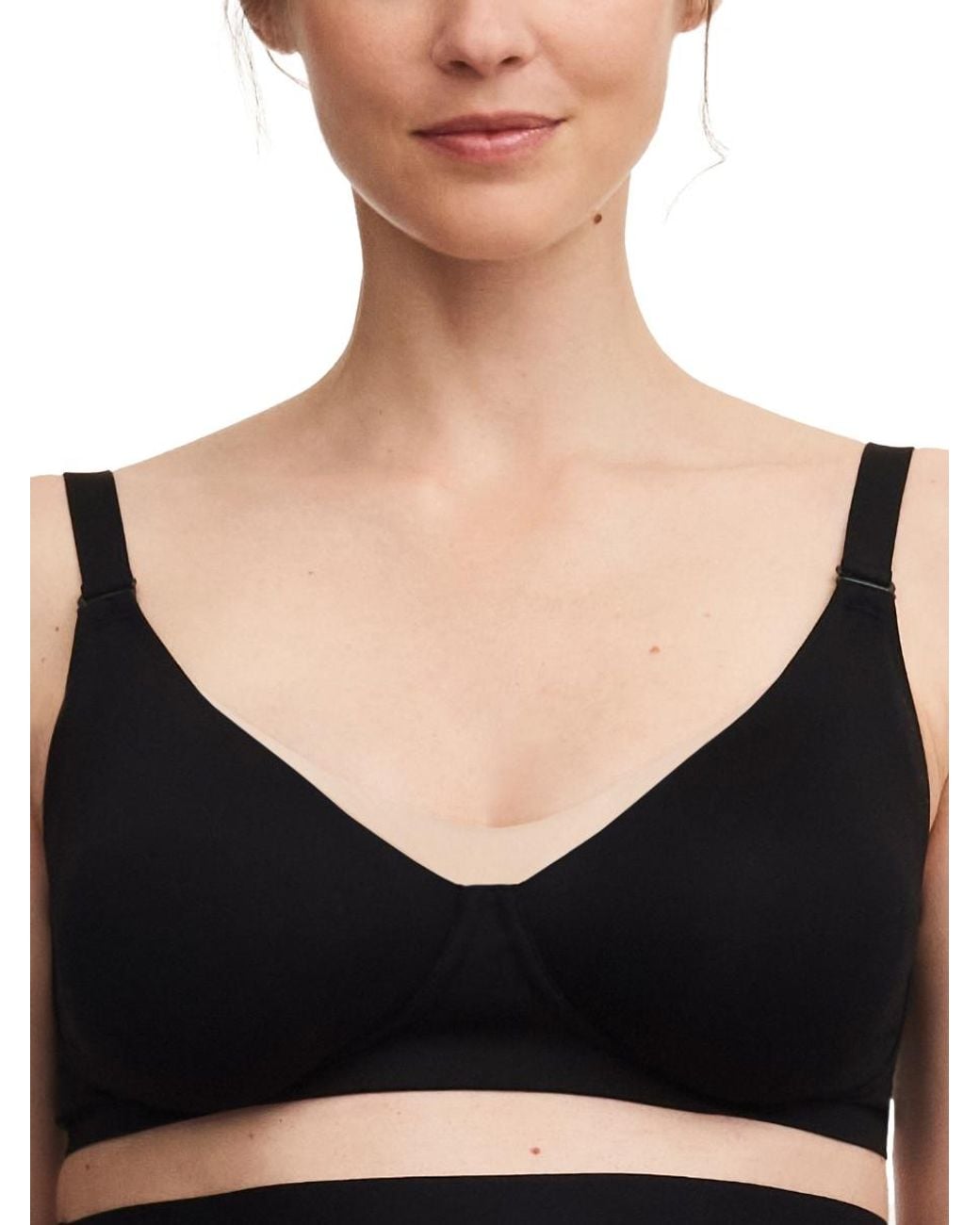 Chantelle Black Pure Maternity Nursing Bra
