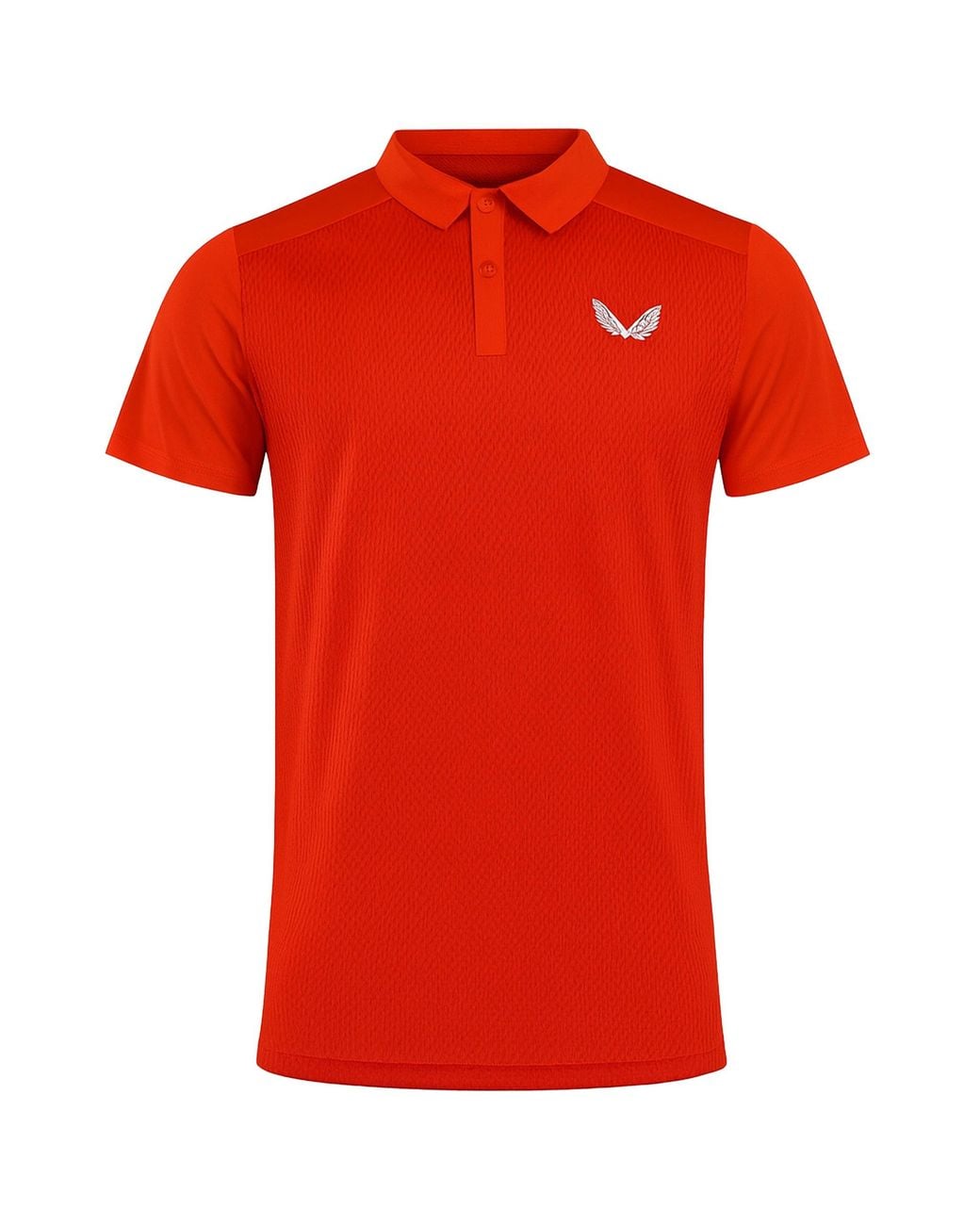 Castore Red Geo Polo Shirt for men