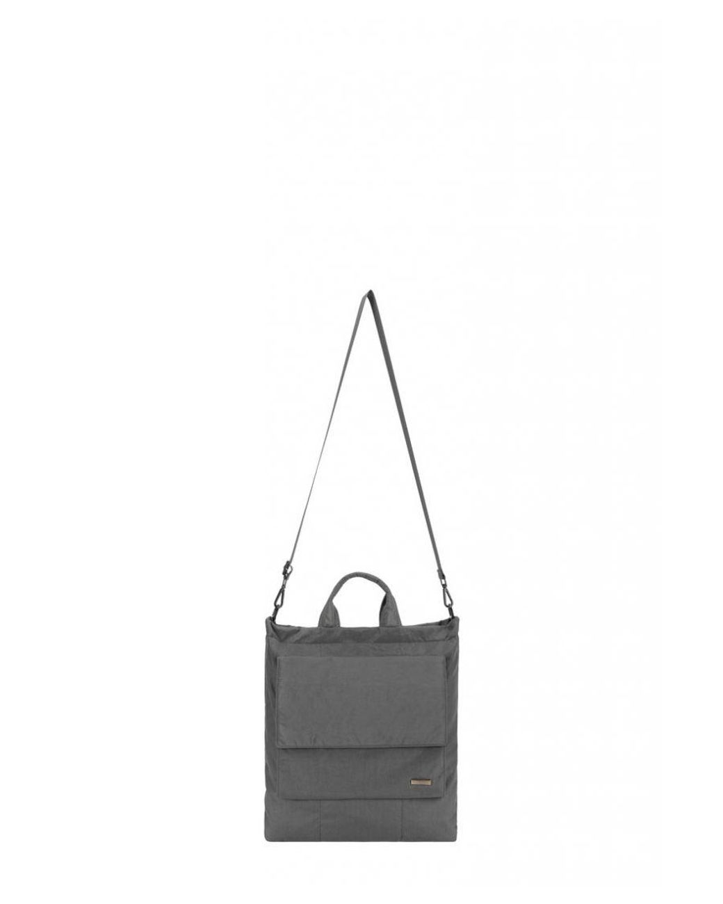 Smith & Canova Gray Portrait Nylon Tote