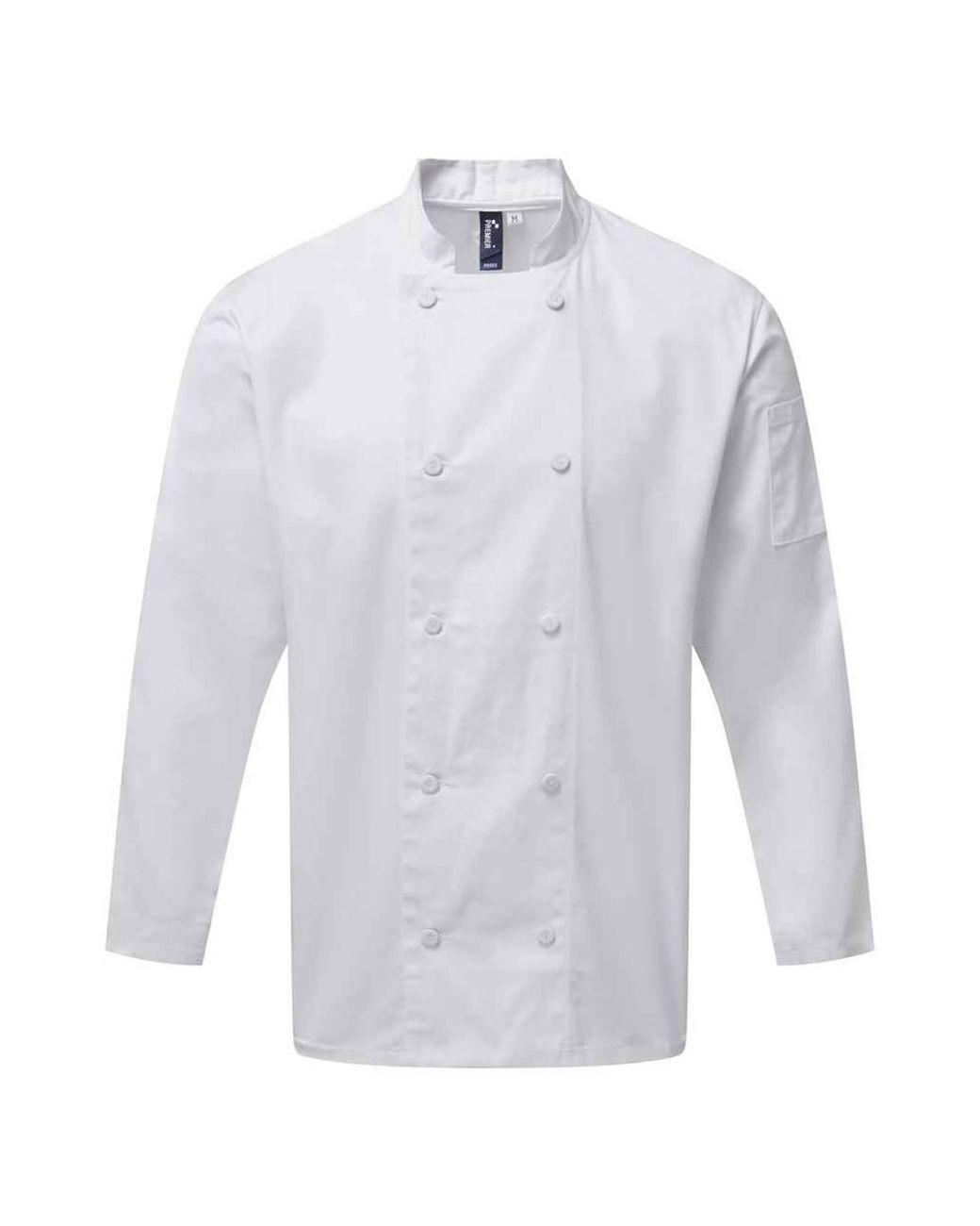 PREMIER White Coolchecker Long-Sleeved Chef Jacket for men