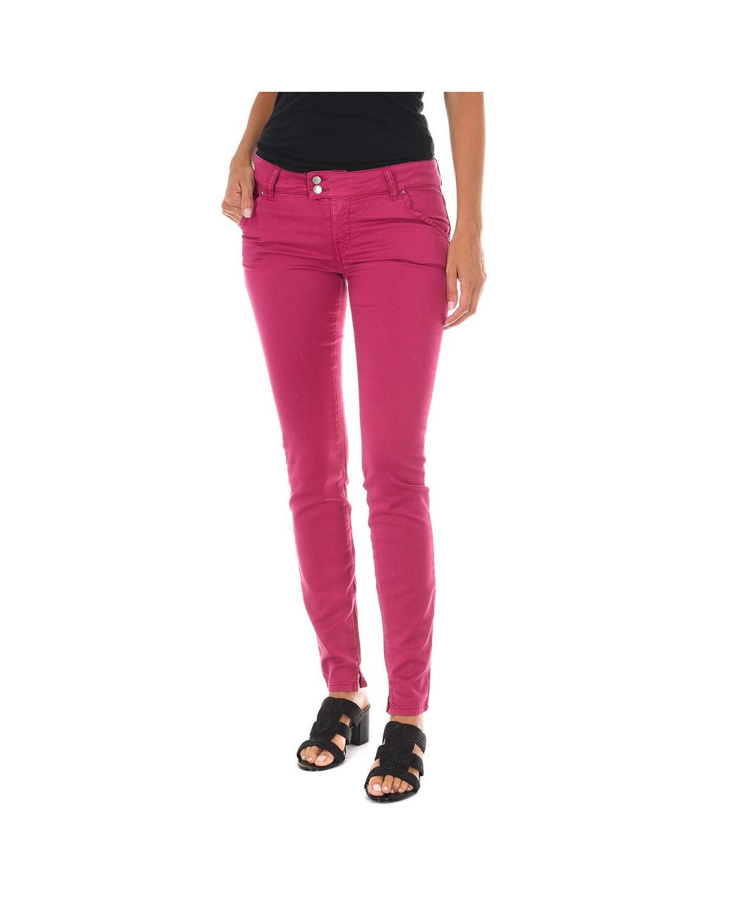 Met Pink Trousers Chino Pocket