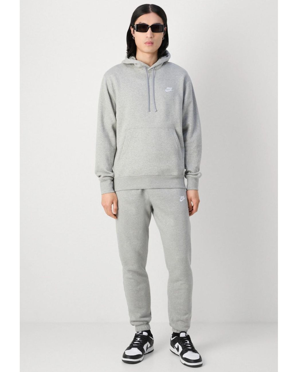 nike sportswear tracksuit grey
