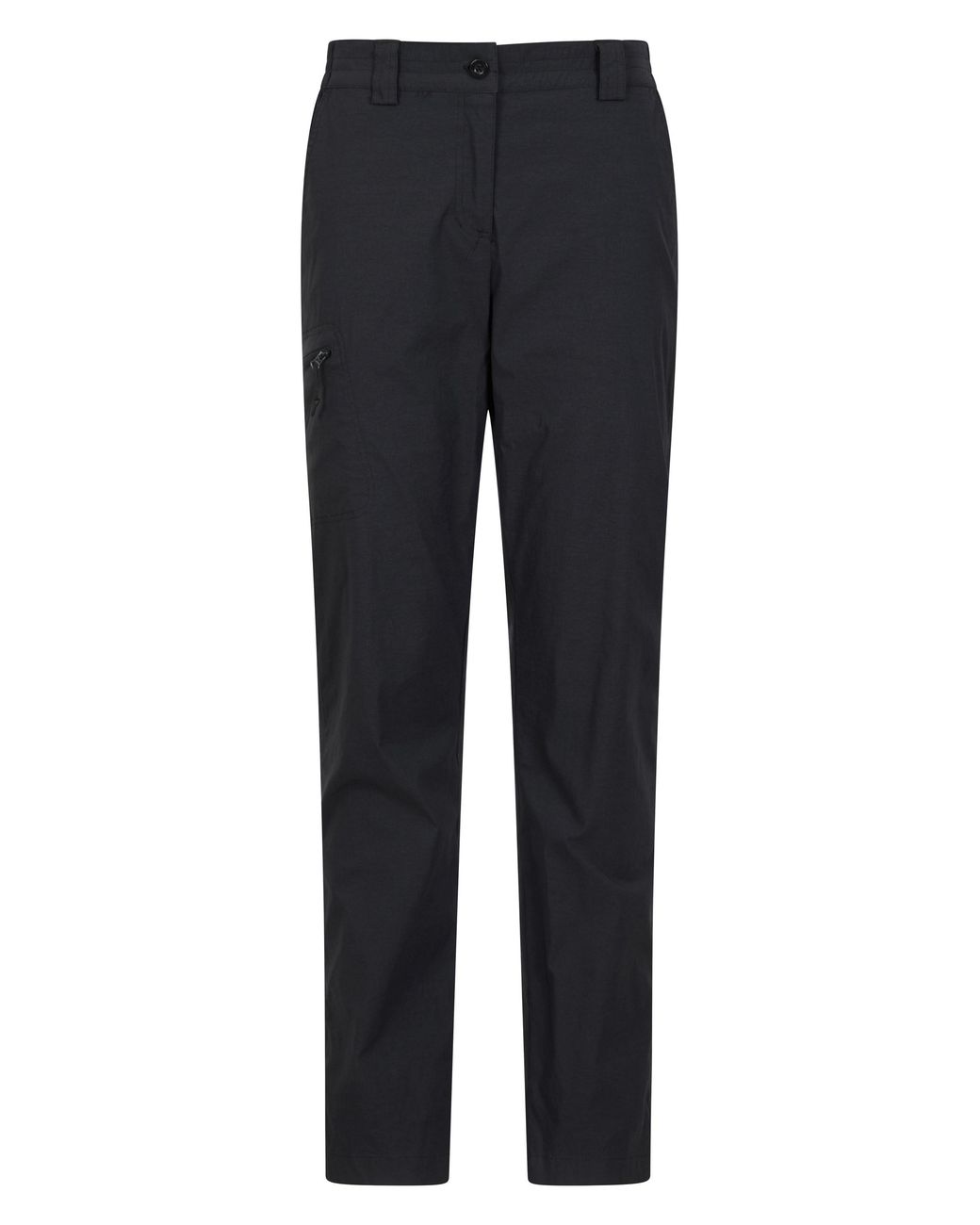 Mountain Warehouse Blue 'Hiker' Stretchy Trousers Quick Dry Sun Protection Holiday Pants Polyamide