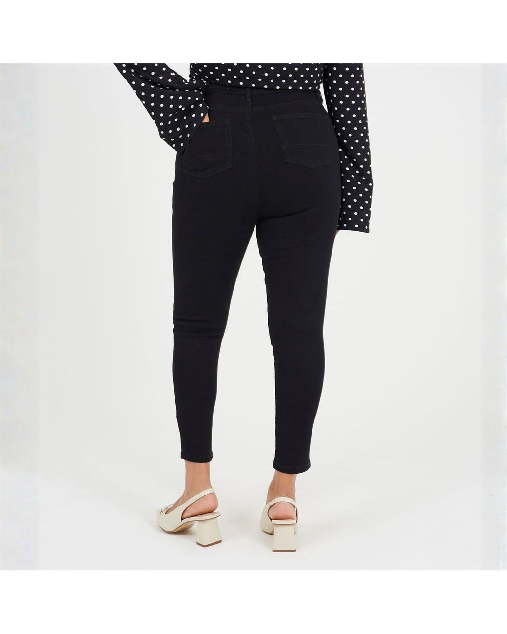Brave Soul Blue High Rise Skinny Fit Jeans