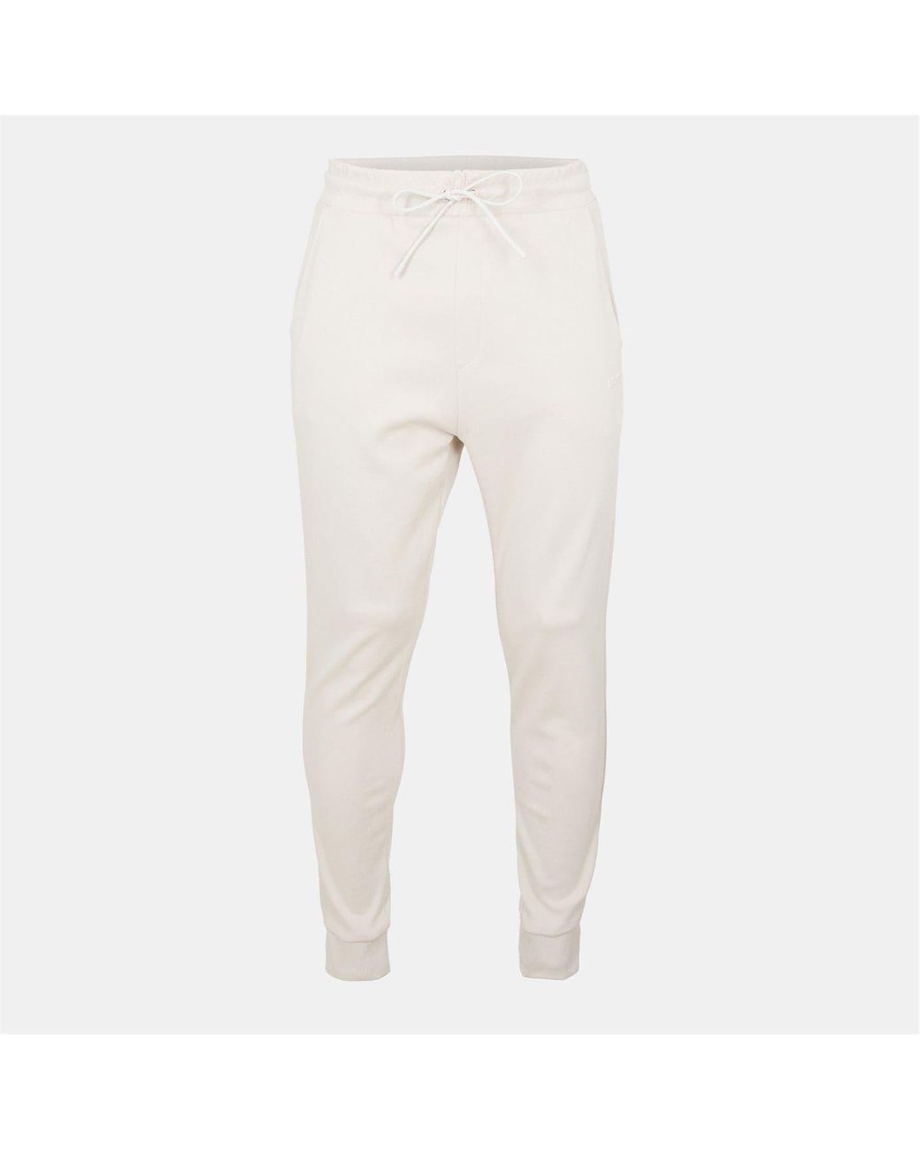 Boss Natural Hadiko X Solid Patterned Slim Joggers for men