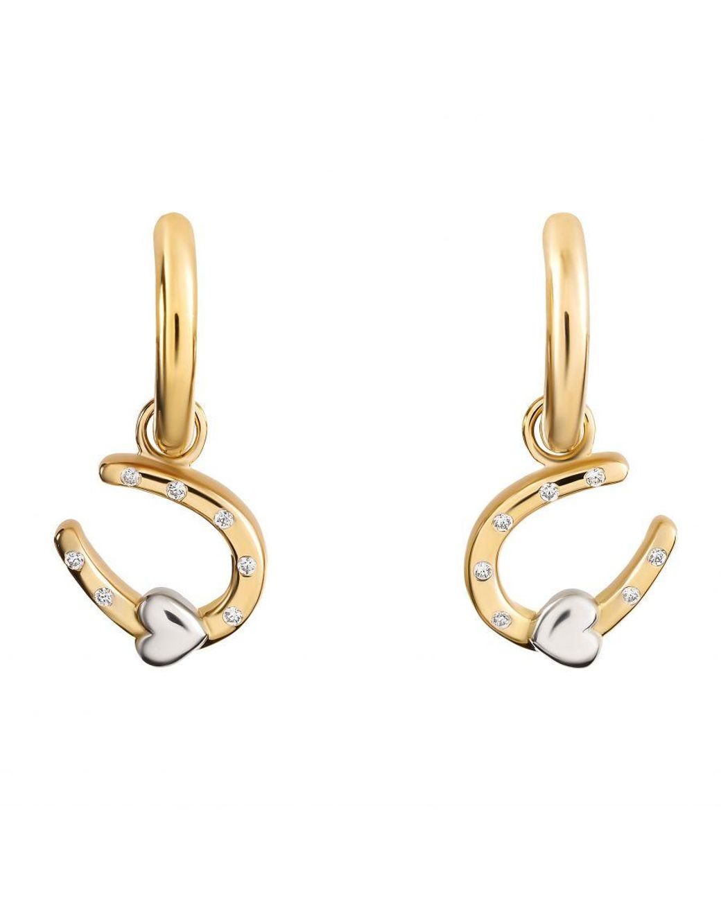 Orphelia Metallic 'Aurora' 925 Sterling Drop Earrings
