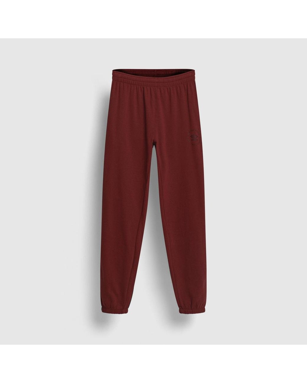 Umbro Red Relaxed Fit Jogging Bottoms Pear) for men